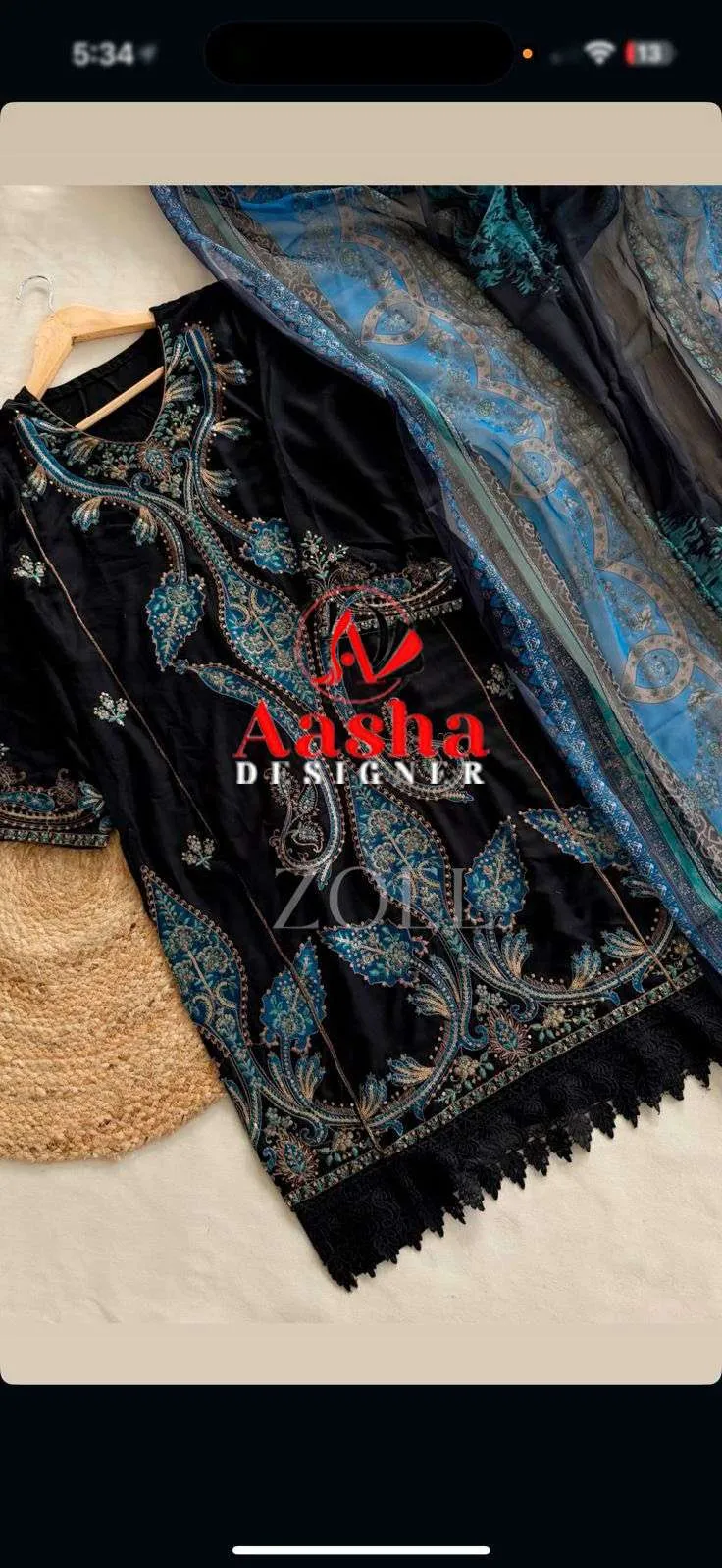 Aasha Designer D No 1195 2000