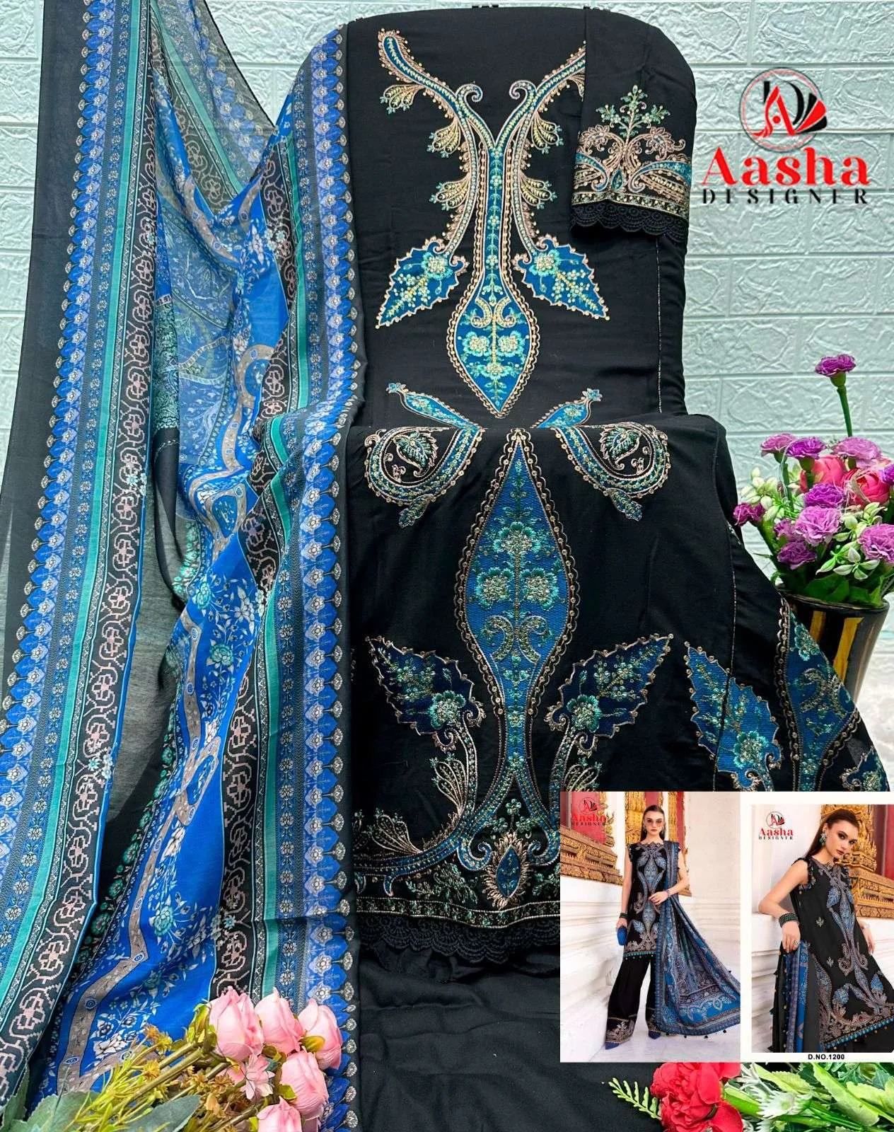 Aasha Designer D No 1195 2000
