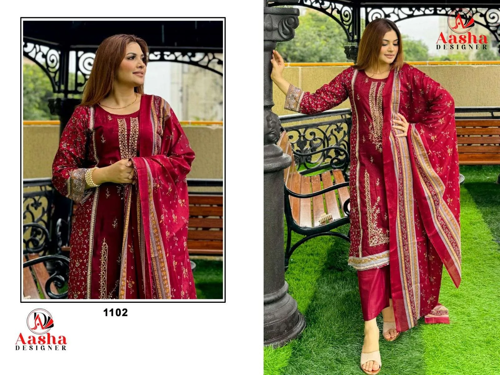 Aasha Designer Design No - 1102