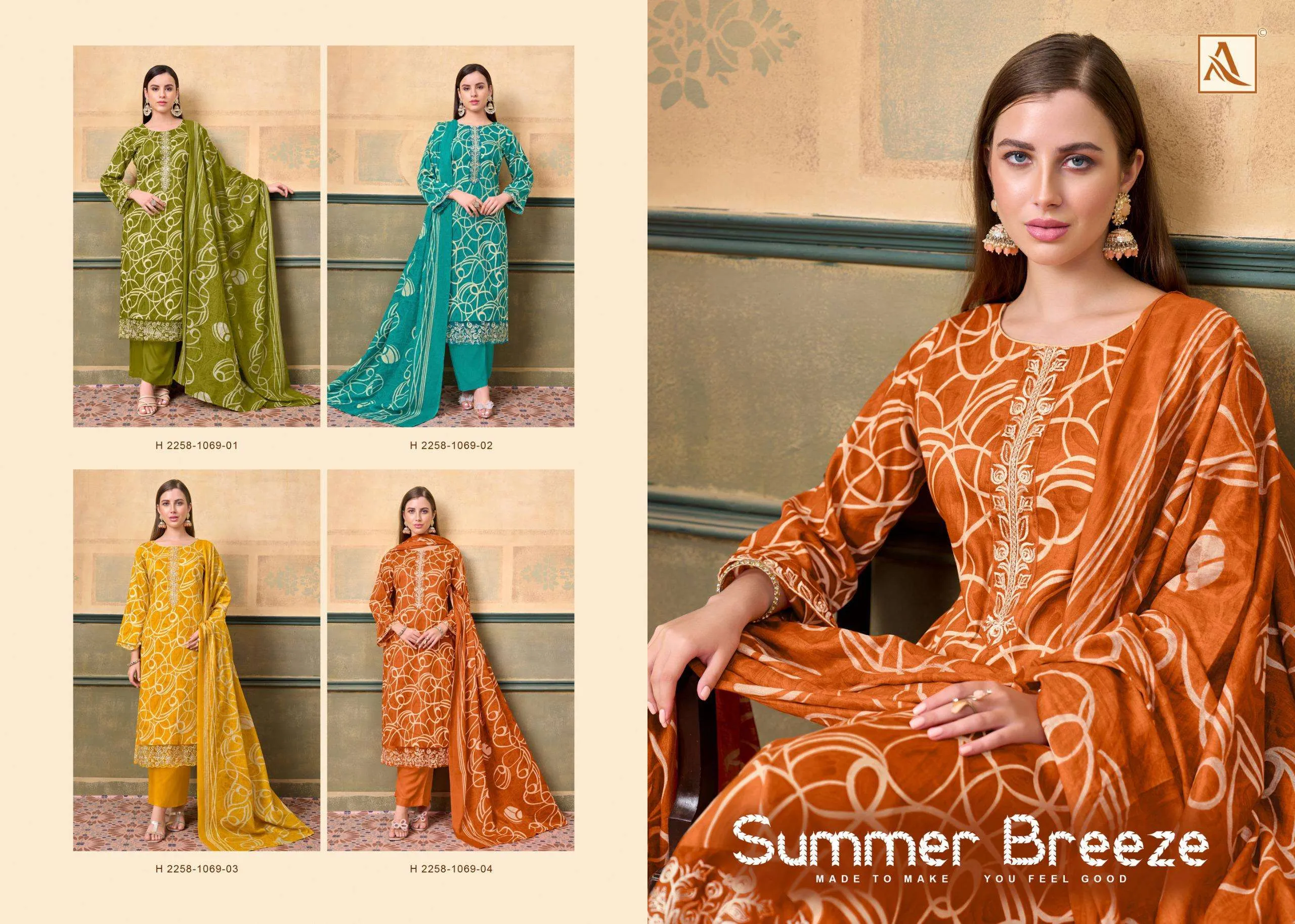 Alok Suits Summer Breeze