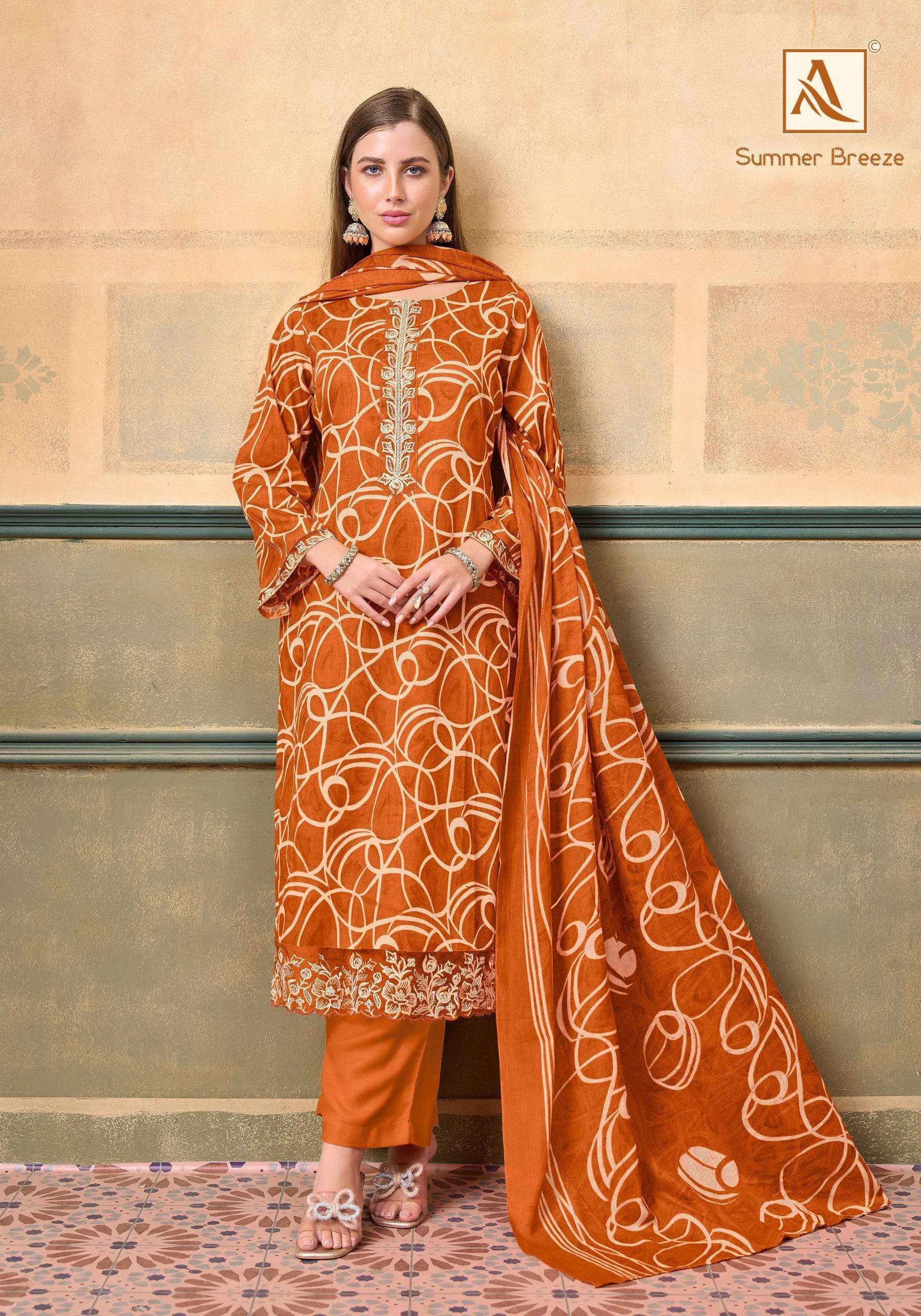 Alok Suits Summer Breeze