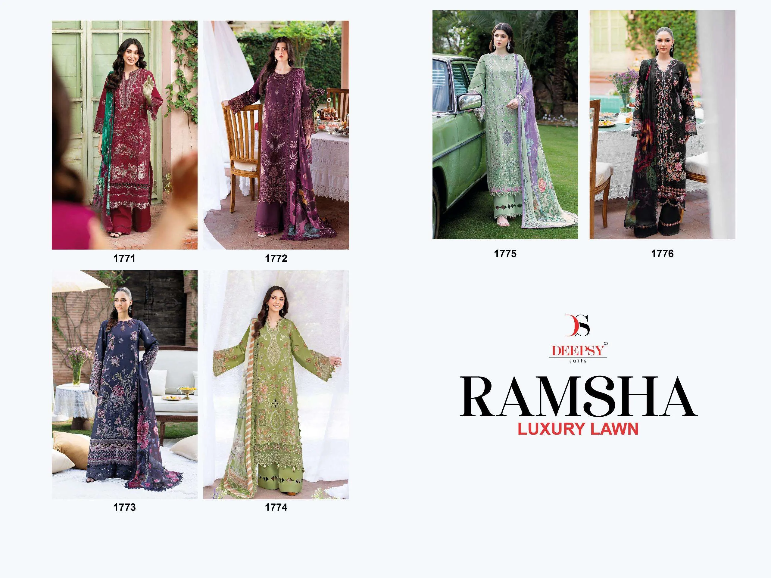 Deepsy Suits Ramsha Luxury Lawn Vol 2