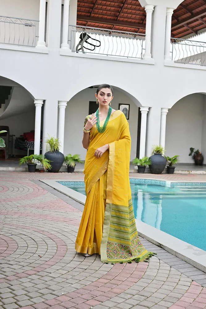 Jf 3210 Khadi Raw Silk Zari Woven Traditional Saree Collection
