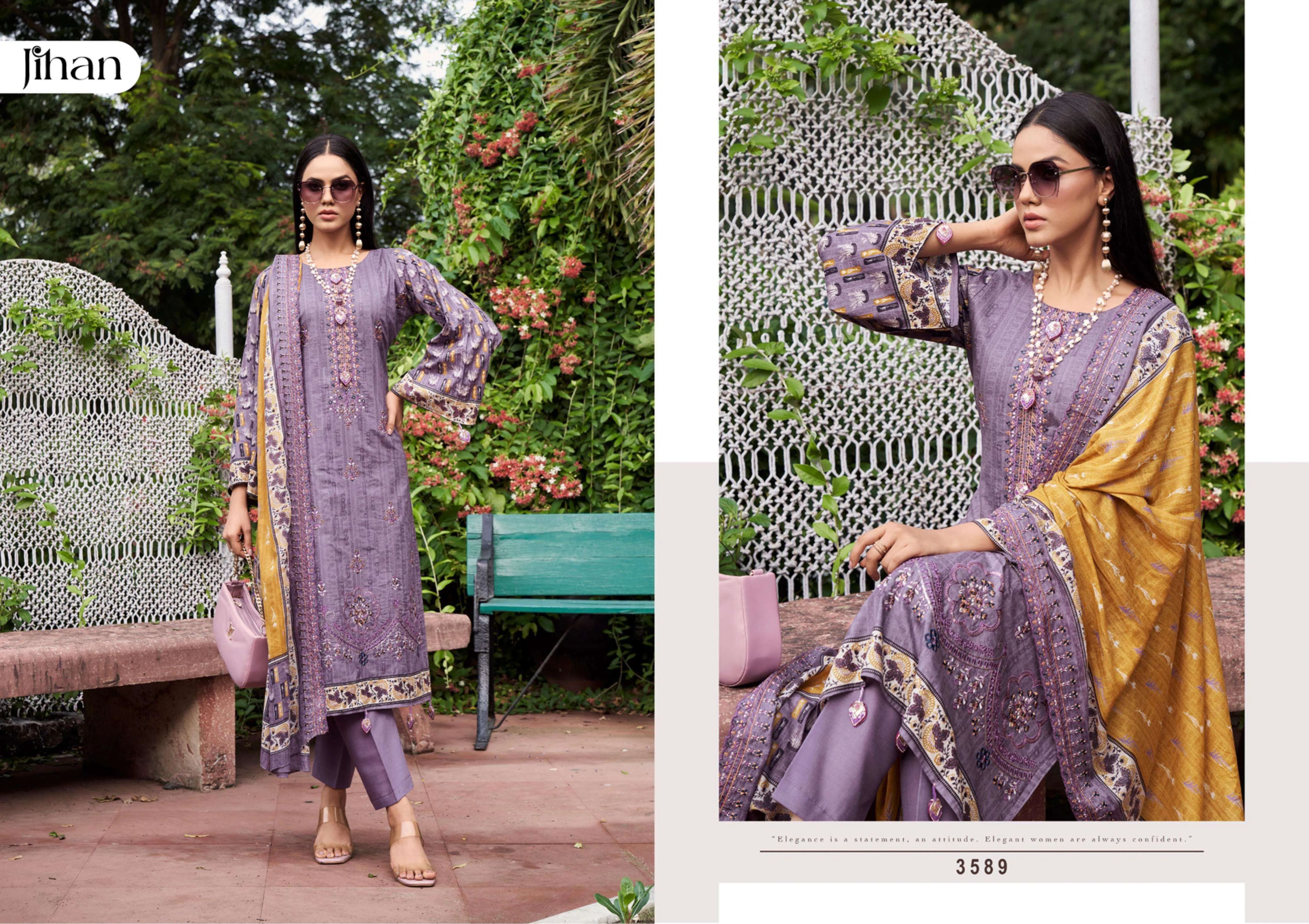 Jihan Bin Saeed Lawn Collection Vol 20