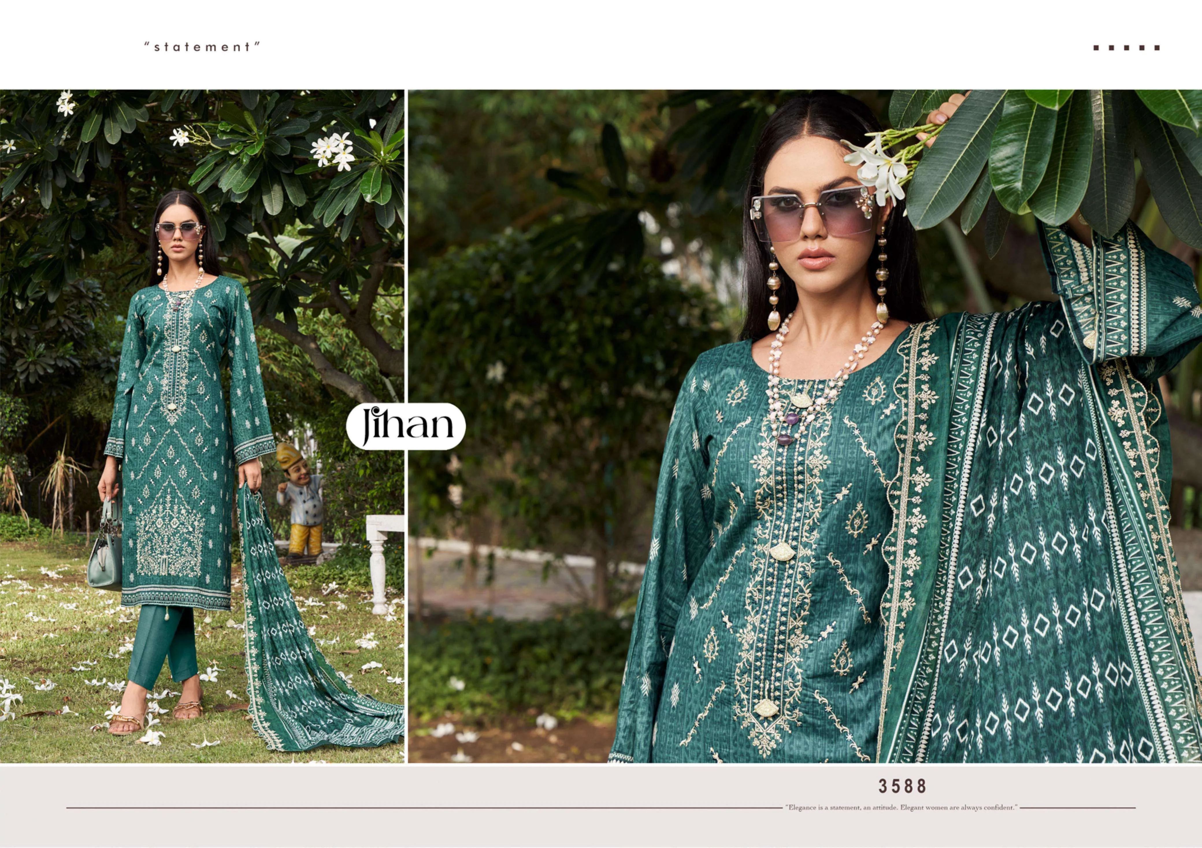 Jihan Bin Saeed Lawn Collection Vol 20