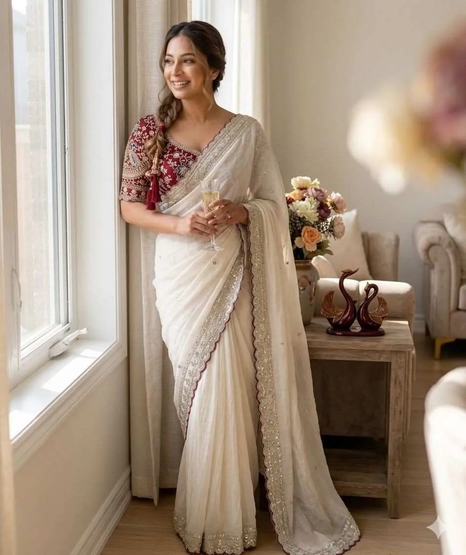 Kc 2116 Soft Rangoli Silk Beautiful Sequence Worked Saree