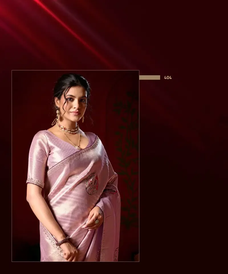 Lt Mango Vol 4 Top Dyed Weaving with Embroidered Saree Collection