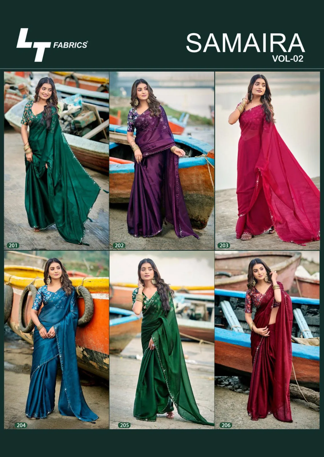 Lt Samaira Vol 2 Soft Sparkle Saree Collection