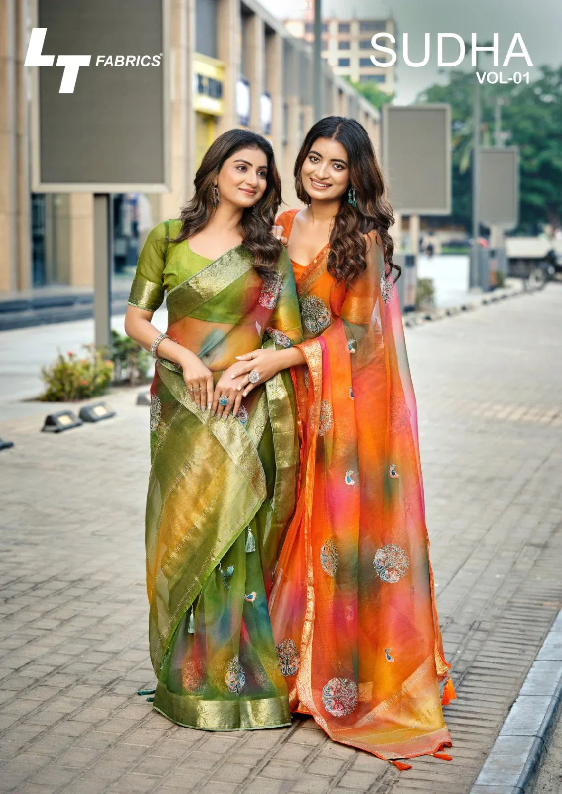 Lt Sudha Vol 1 Khadi Silk Embroidery Silk Saree Collection