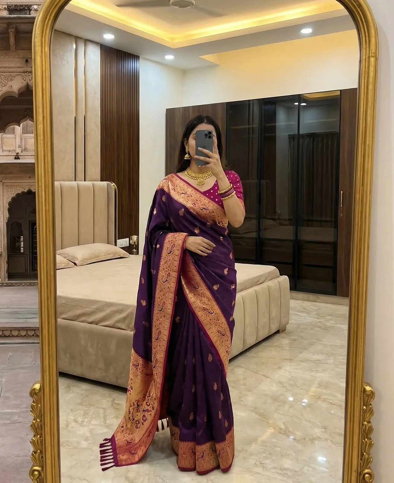 Mb 71 Soft Paithani Silk Rich Zari Weaving Saree Collection