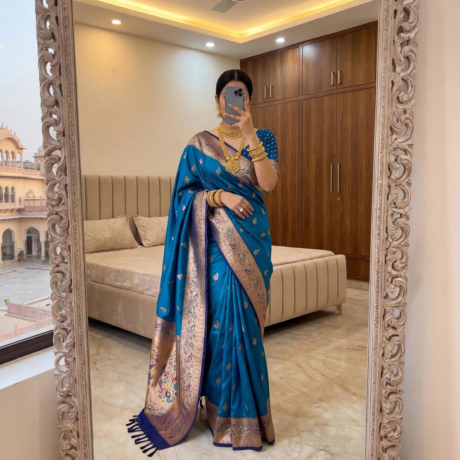 Mb 71 Soft Paithani Silk Rich Zari Weaving Saree Collection
