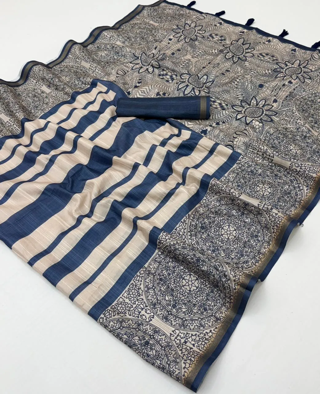 Rajyog Rishika Cotton Silk Fancy Printed Saree Collection
