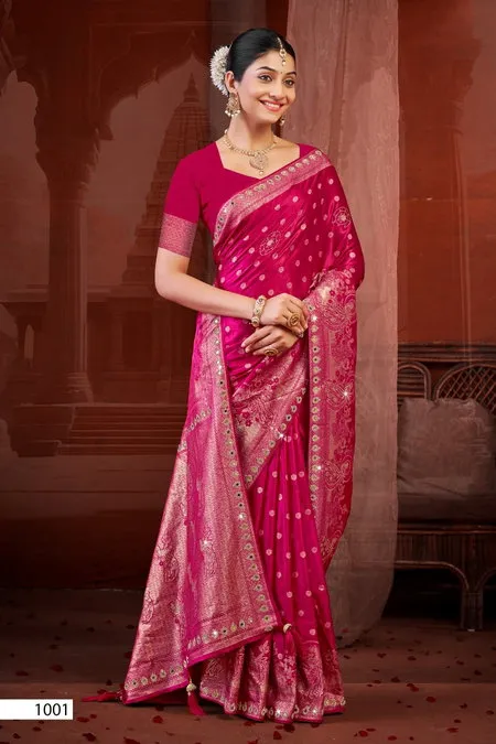 Saroj Libas Satin Saroski Vol 1 Satin Silk Saree Collection