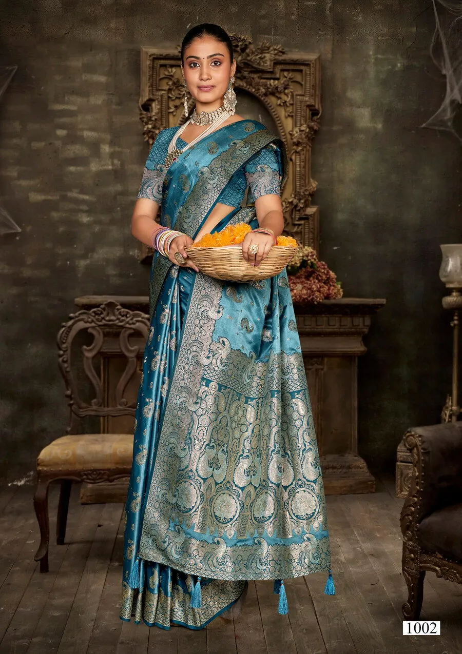Saroj Nisha Satin Saroski Vol 1 Satin Silk Saree