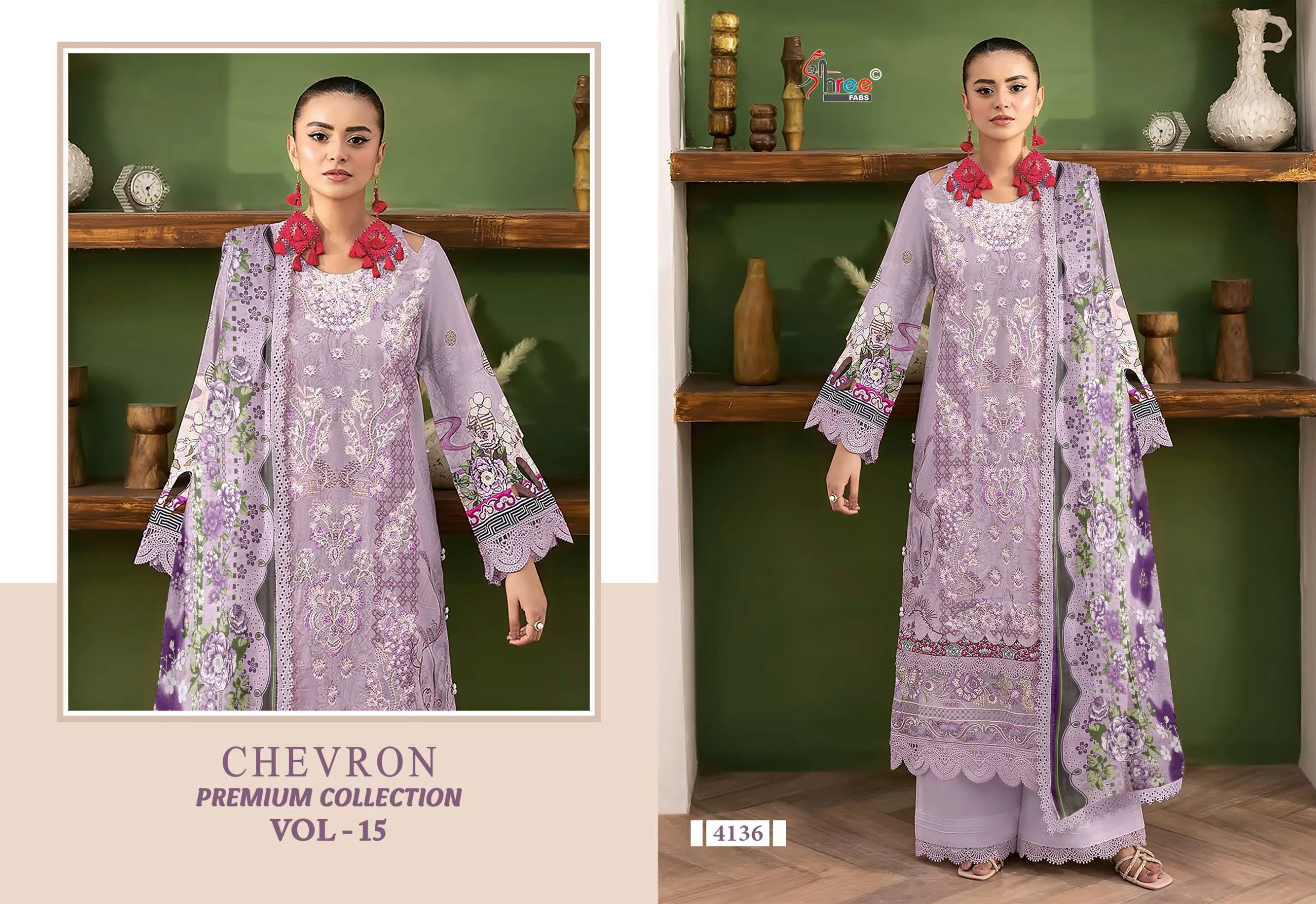 Shree Fab Chevron Premium Collection Vol 15