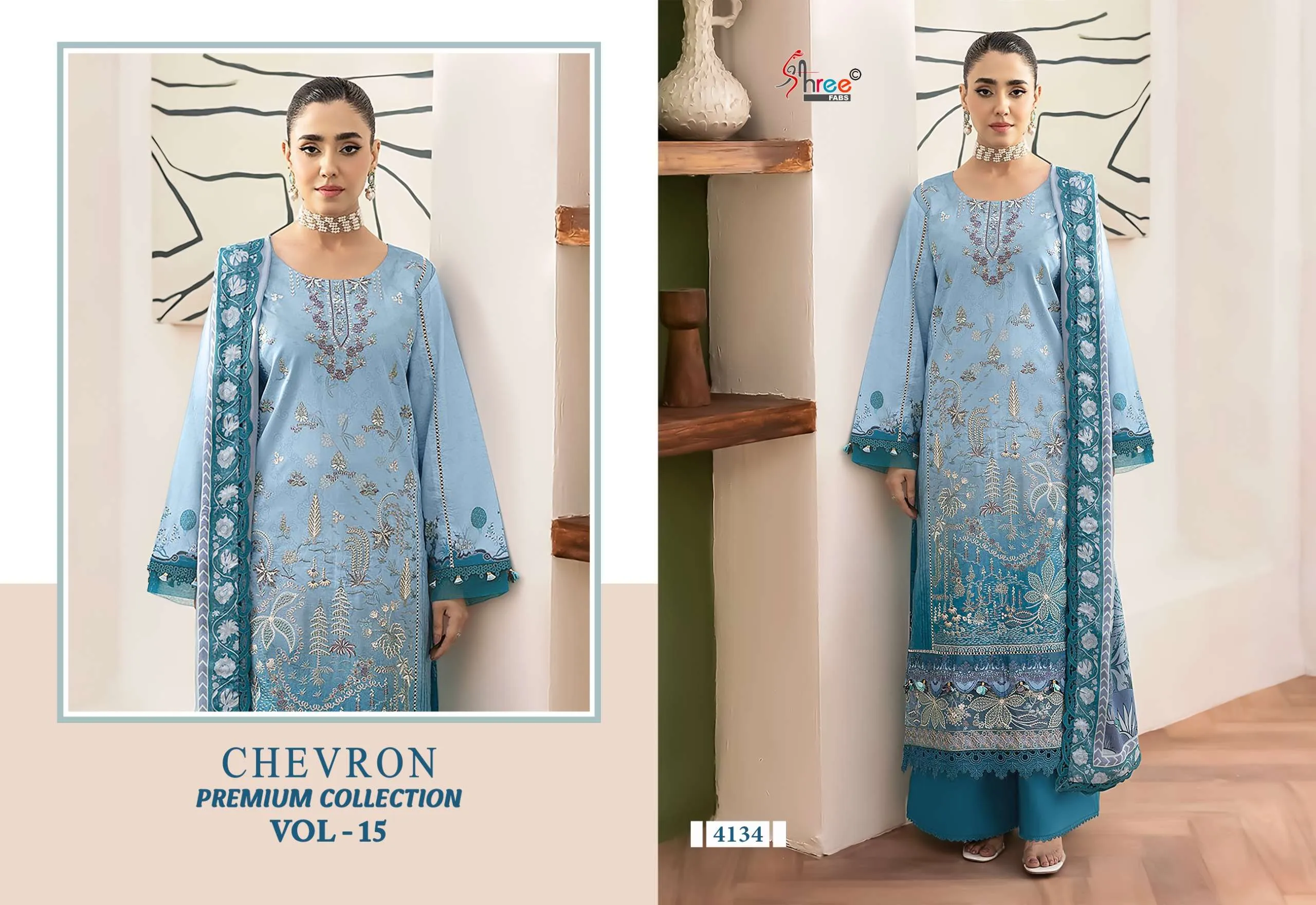 Shree Fab Chevron Premium Collection Vol 15