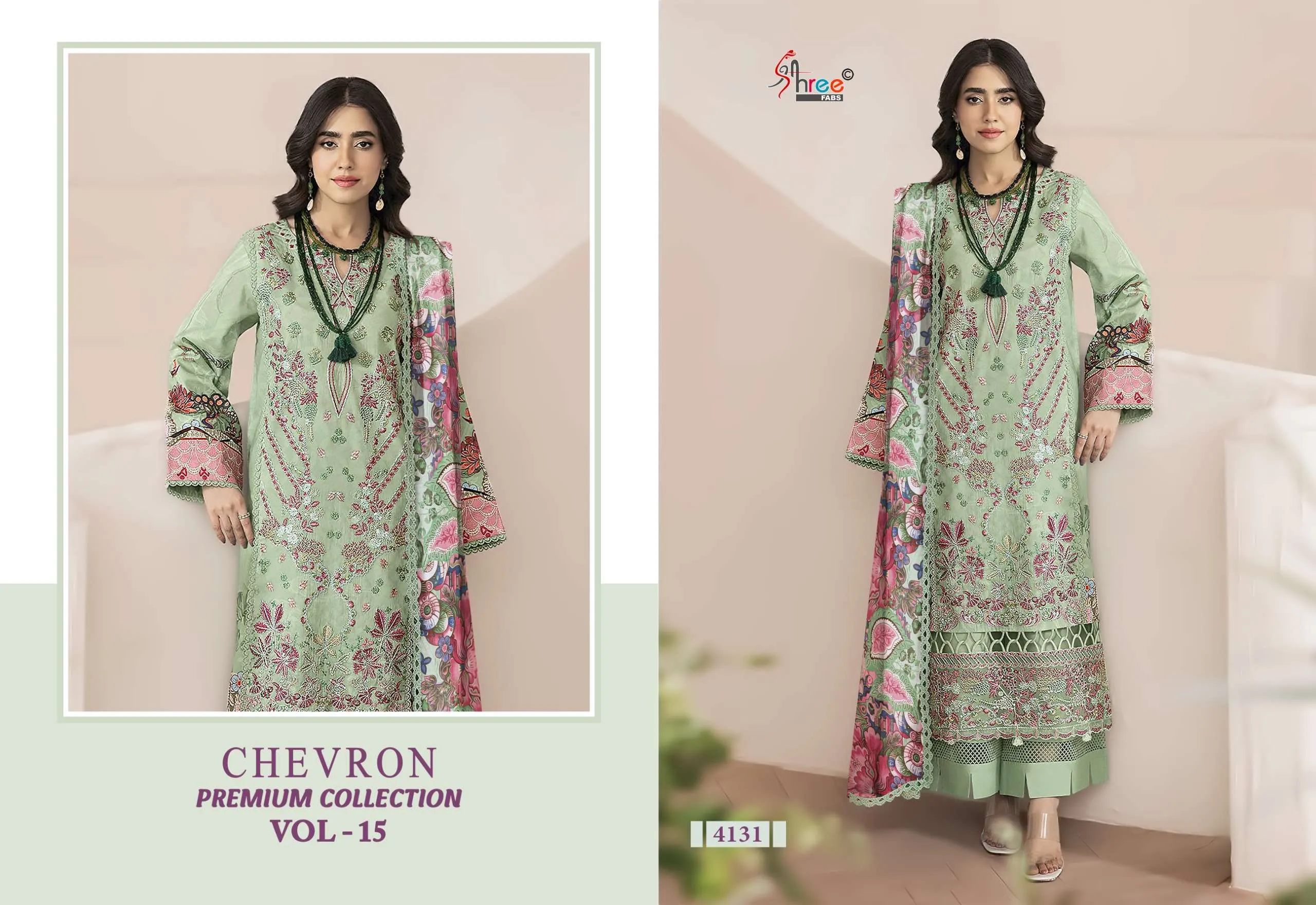 Shree Fab Chevron Premium Collection Vol 15
