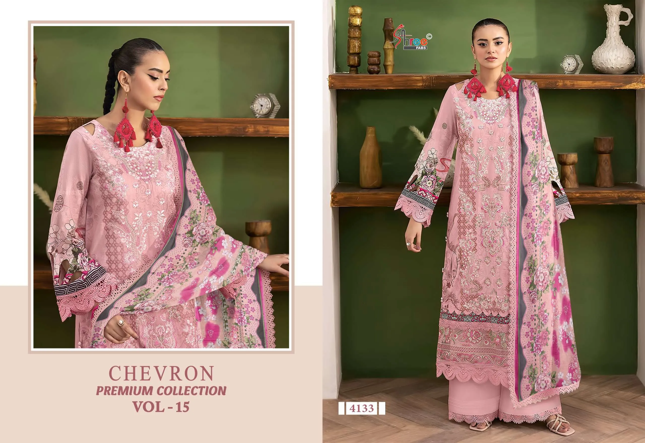 Shree Fab Chevron Premium Collection Vol 15