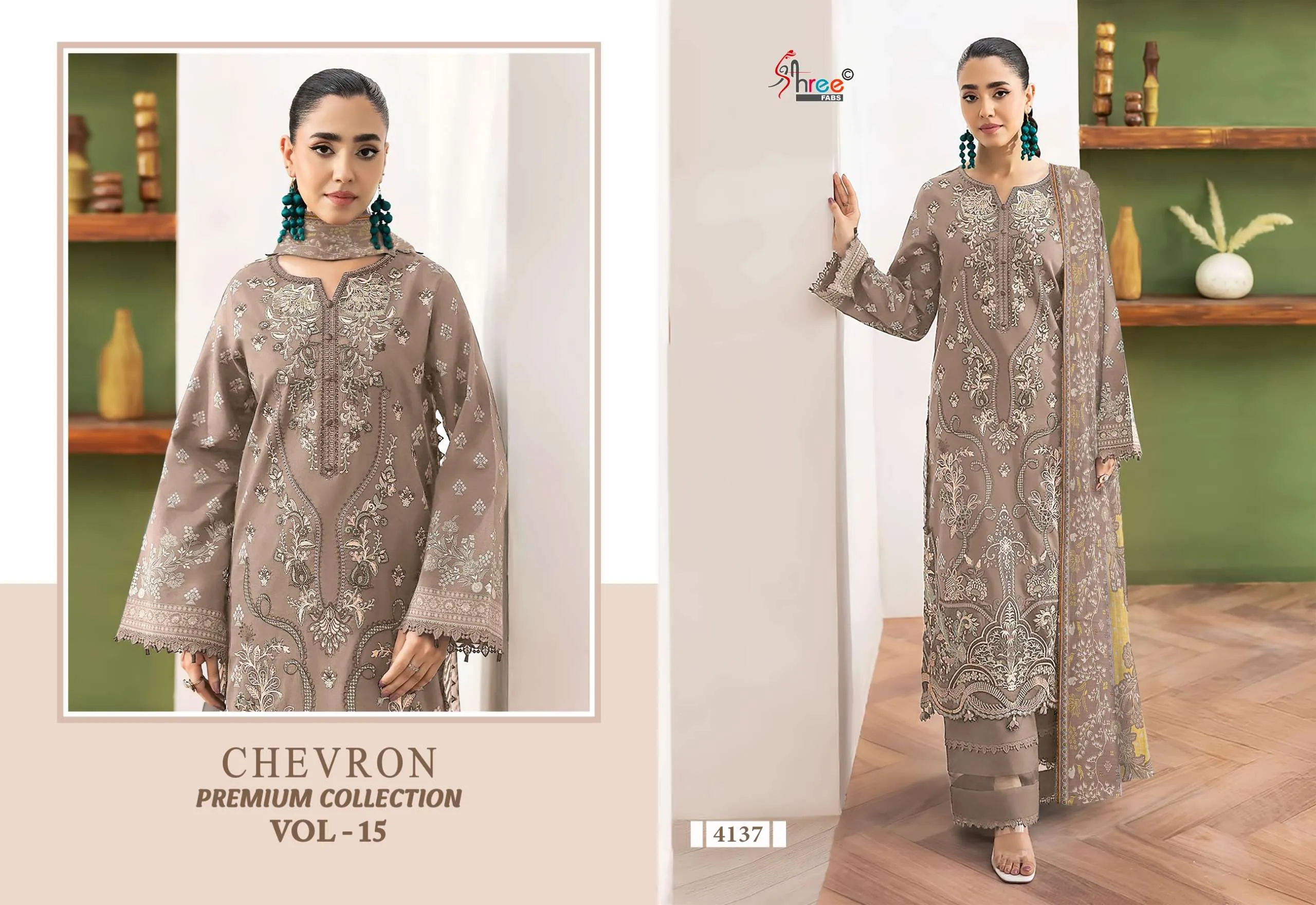 Shree Fab Chevron Premium Collection Vol 15