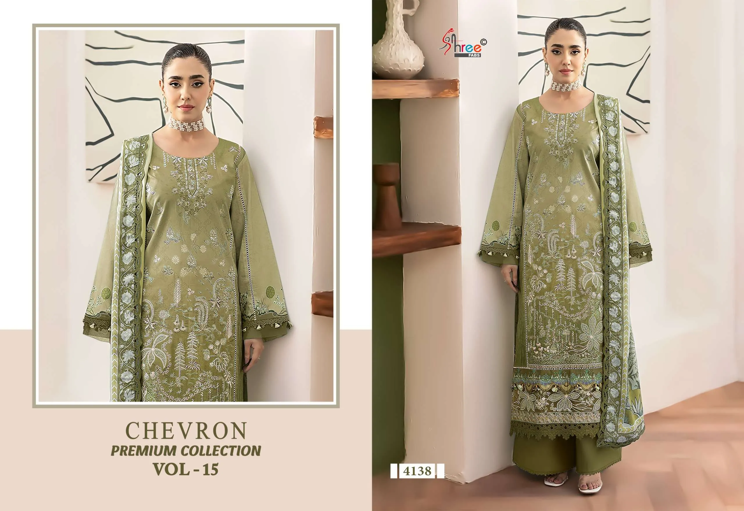 Shree Fab Chevron Premium Collection Vol 15
