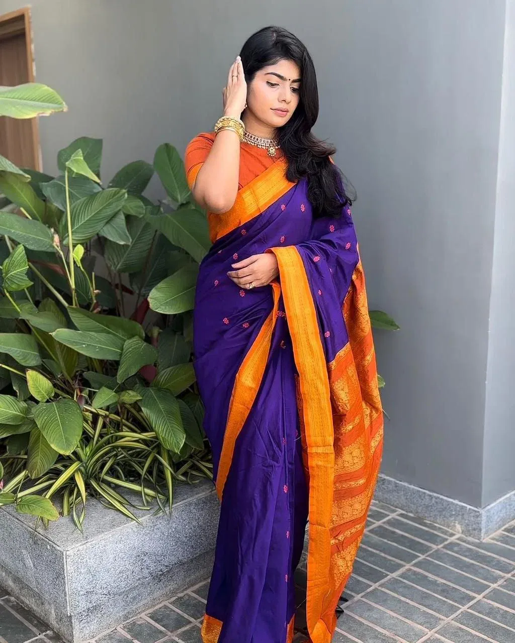Soft Silk 6092 Lichi Silk Jacquard Worked Saree Collection