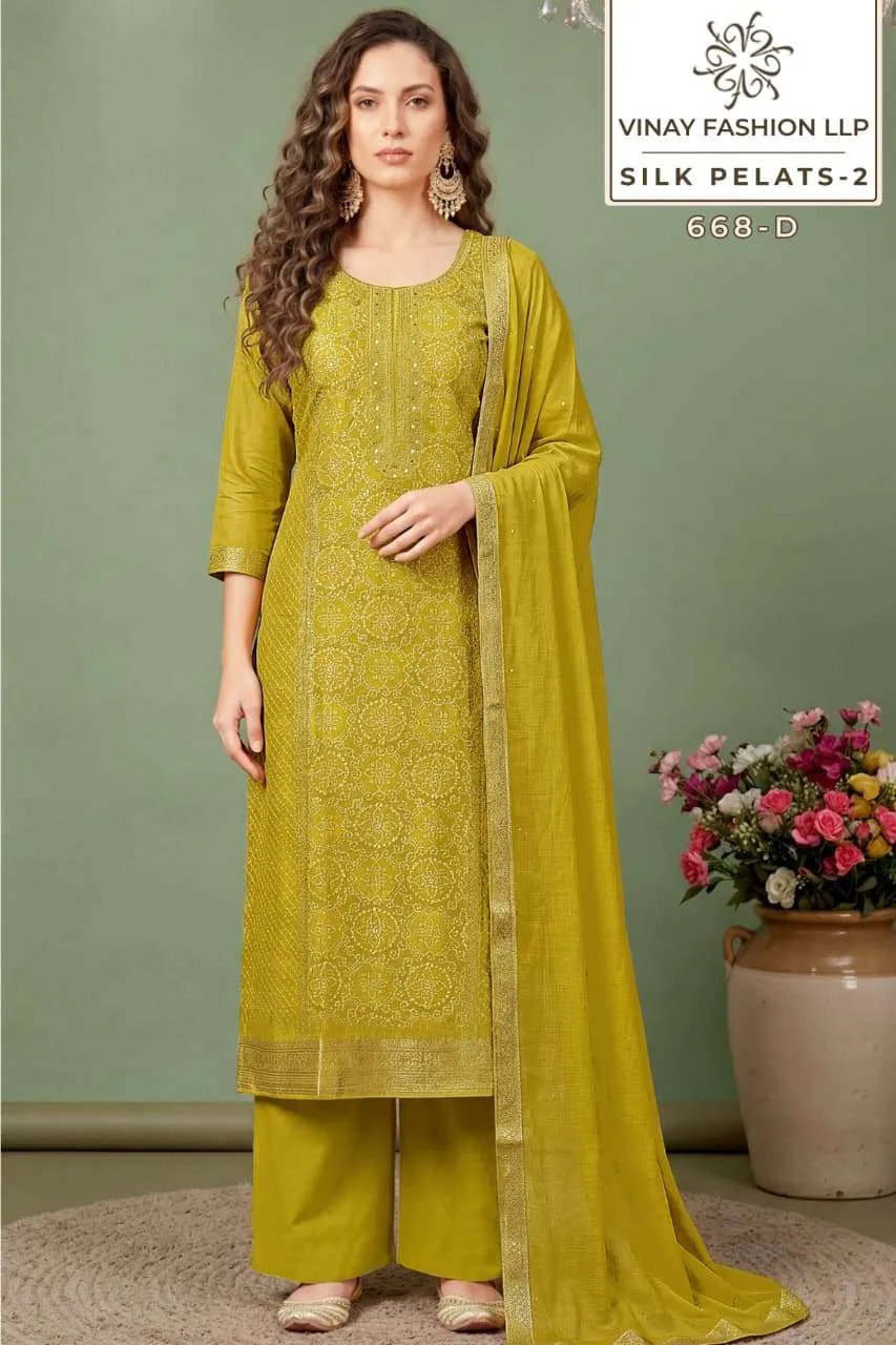 Vinay Fashion Llp Silk Petals Vol 2