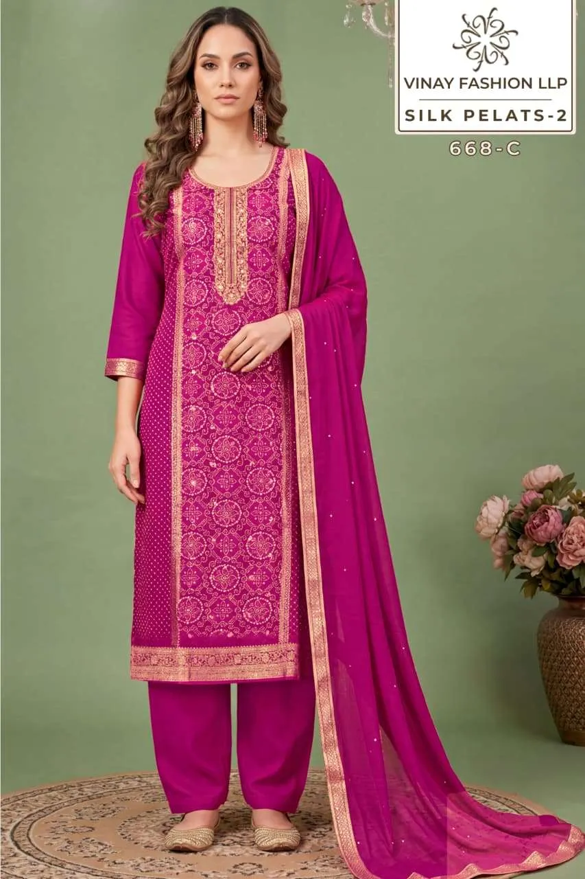 Vinay Fashion Llp Silk Petals Vol 2