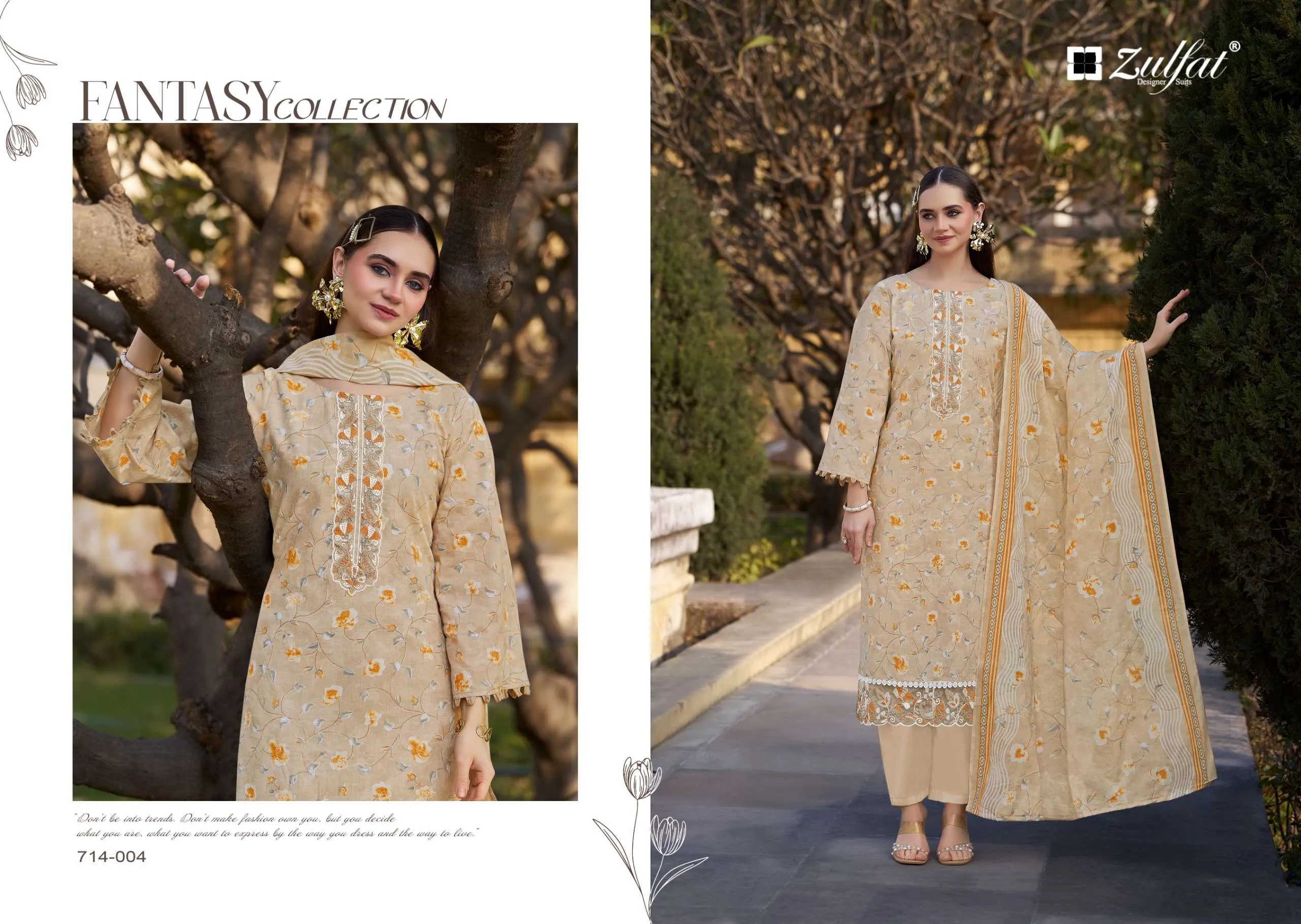 Zulfat Designer Suits Mashuqa