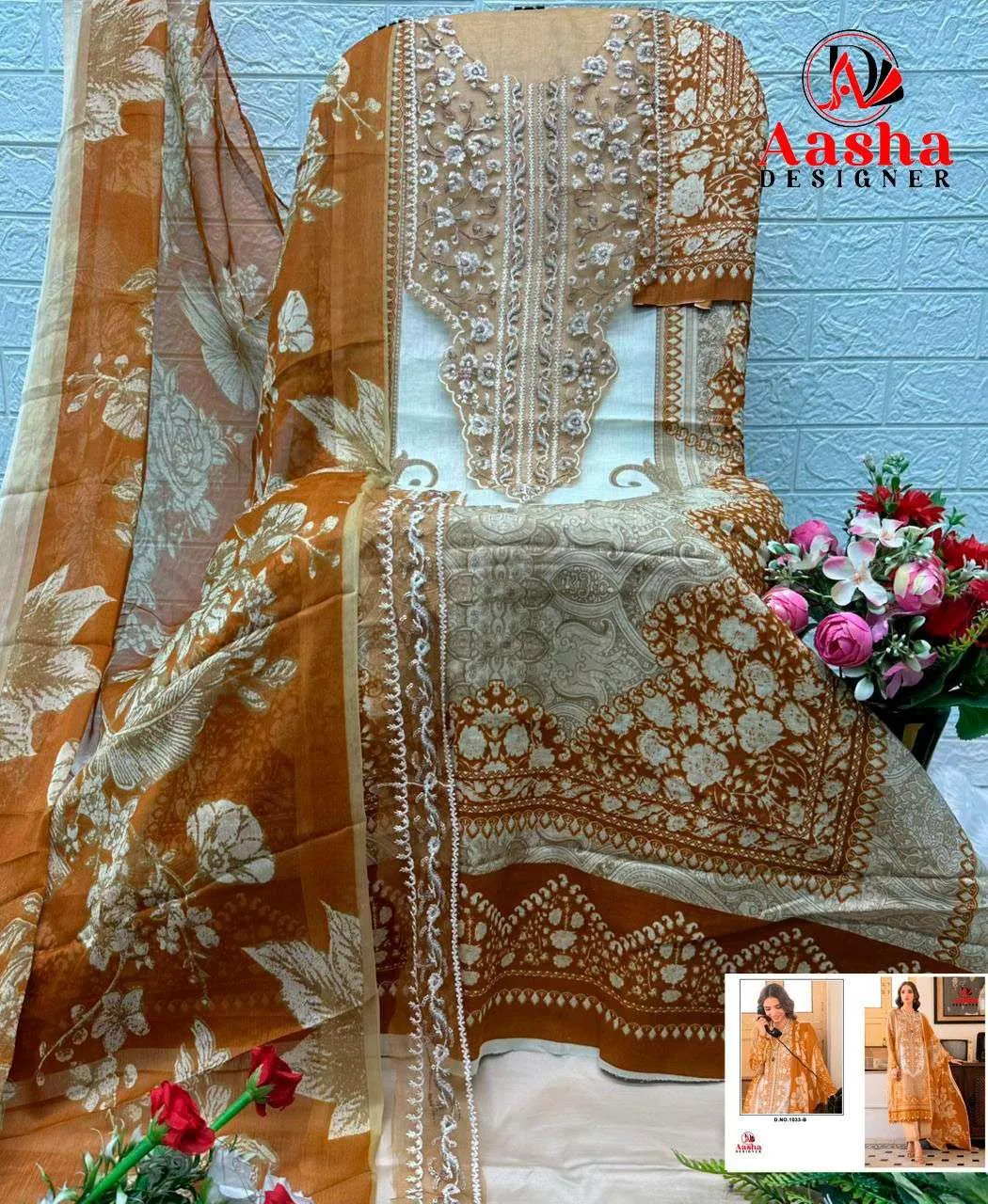 Aasha Designer D No 1033 1034