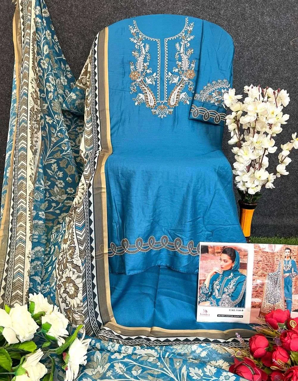 Aasha Designer Design No - 1156 Abc