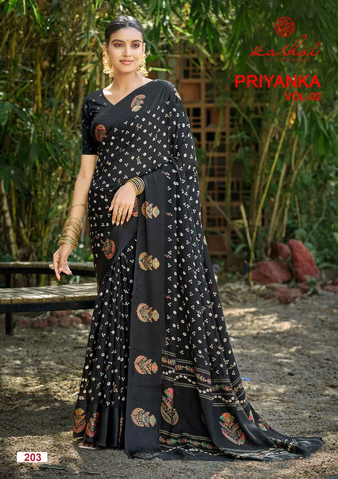Kashvi Priyanka Vol 2 Marshmallow Jacquard Work Saree Collection