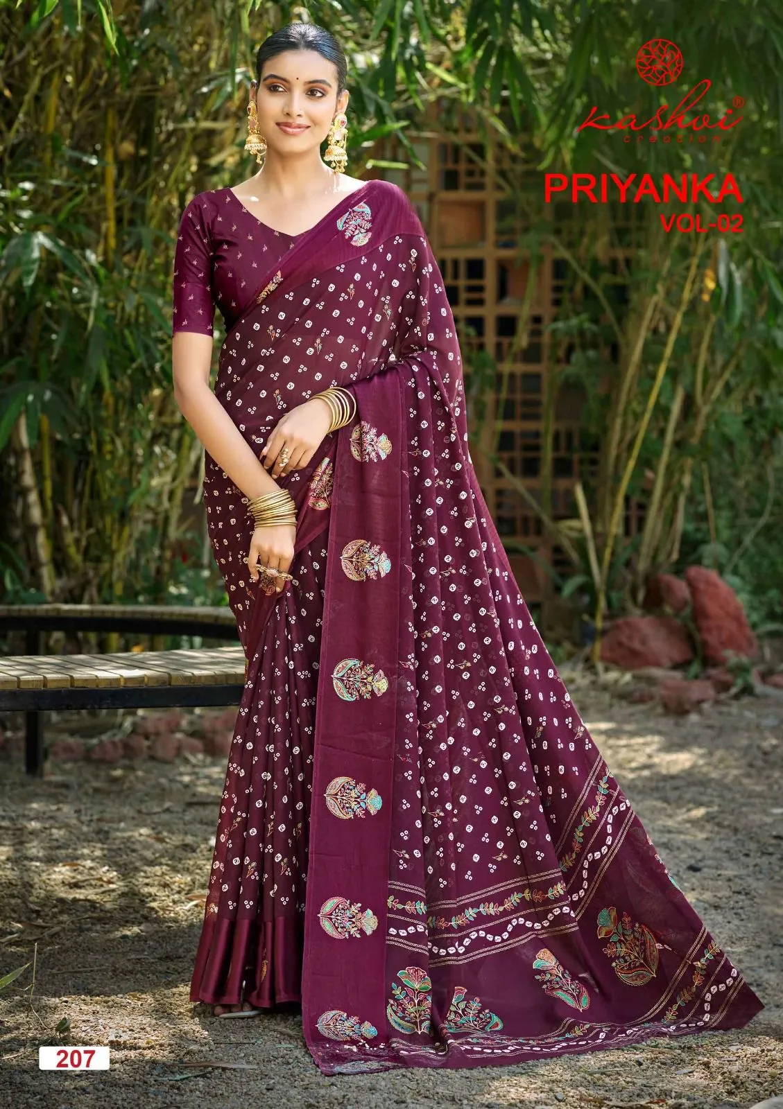 Kashvi Priyanka Vol 2 Marshmallow Jacquard Work Saree Collection