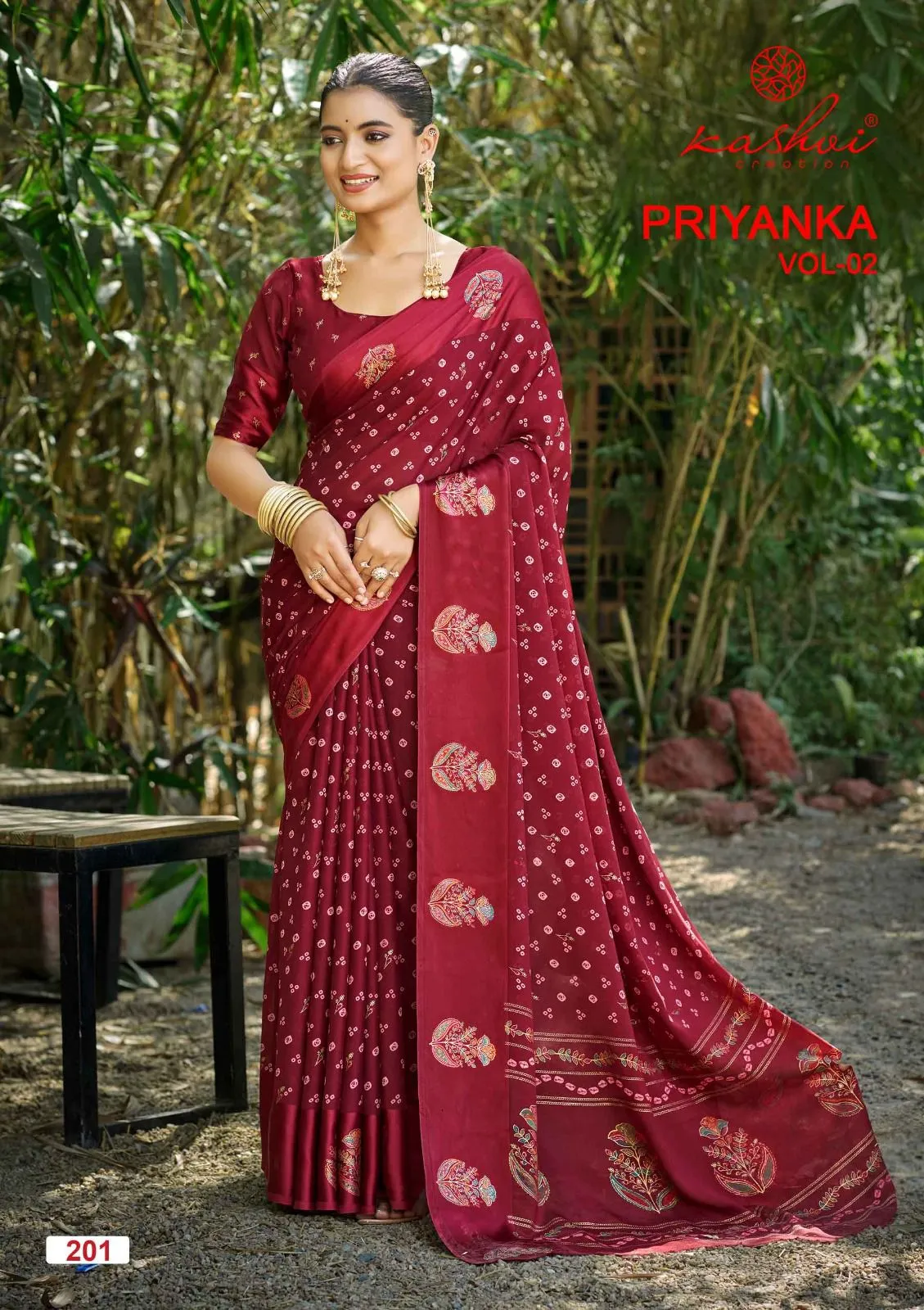Kashvi Priyanka Vol 2 Marshmallow Jacquard Work Saree Collection