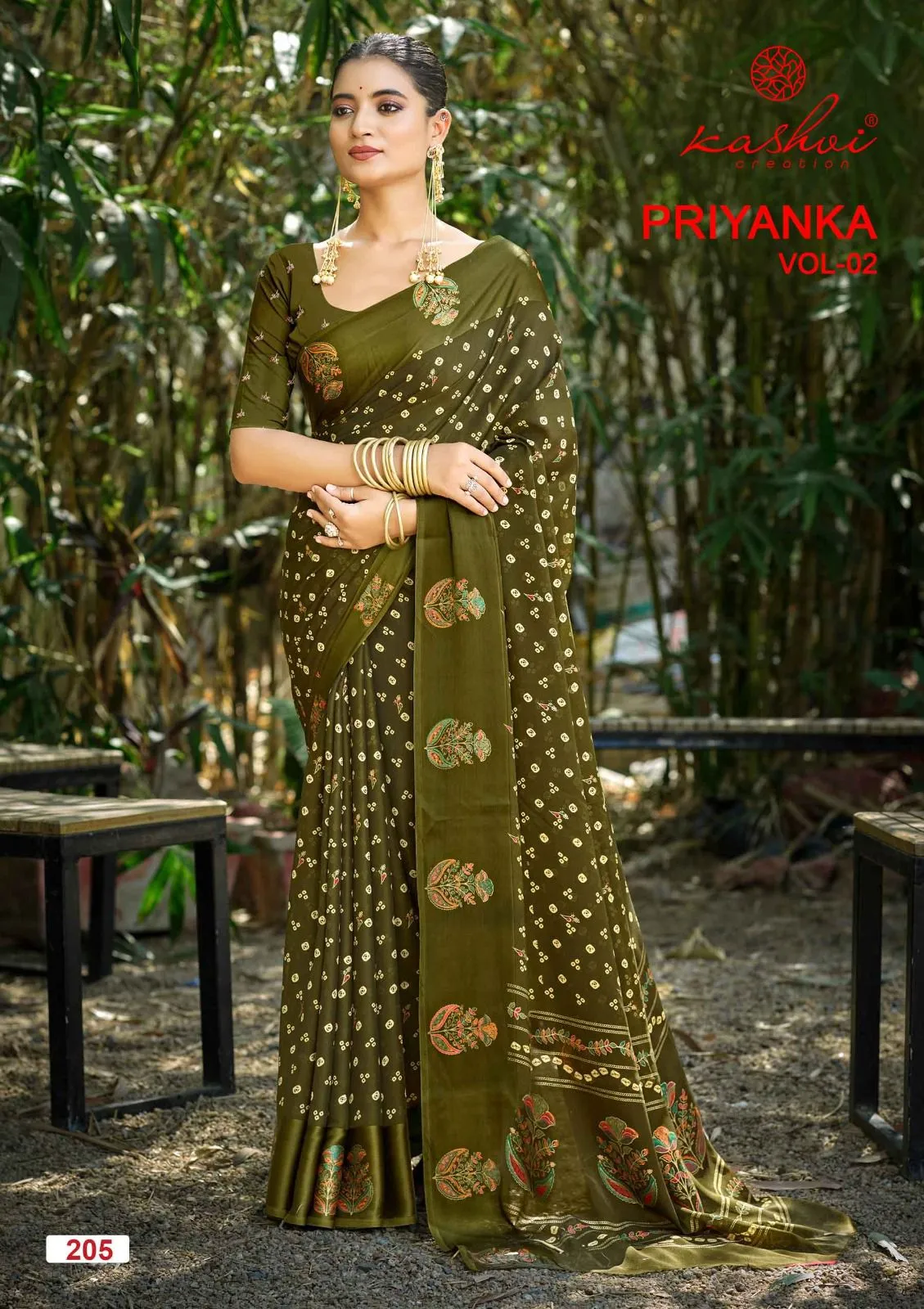 Kashvi Priyanka Vol 2 Marshmallow Jacquard Work Saree Collection