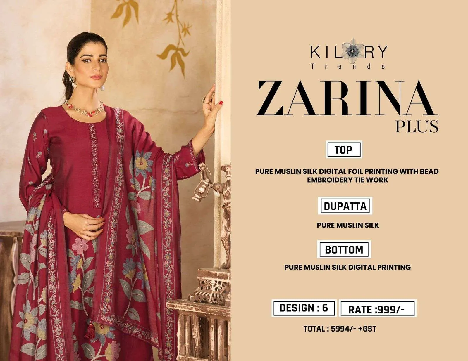 Kilory Trendz Zarina Plus