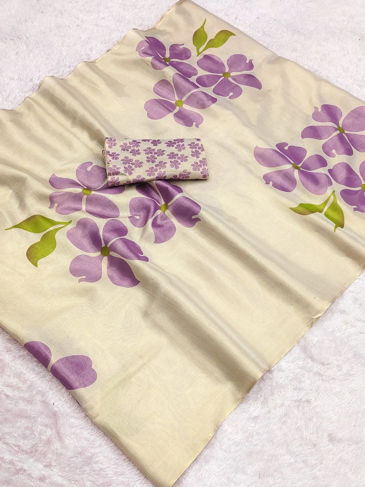 Scwt Flora Linen Tissue Silk Saree Collection