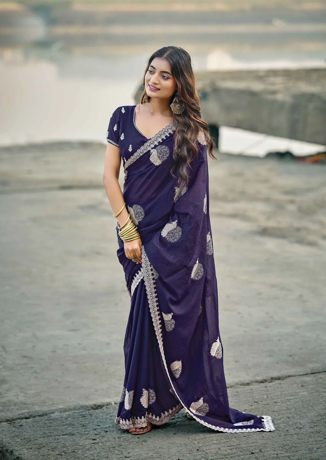 Lt Aayushi Vol 1 Pn Soft Silk with Swaroski Work Saree