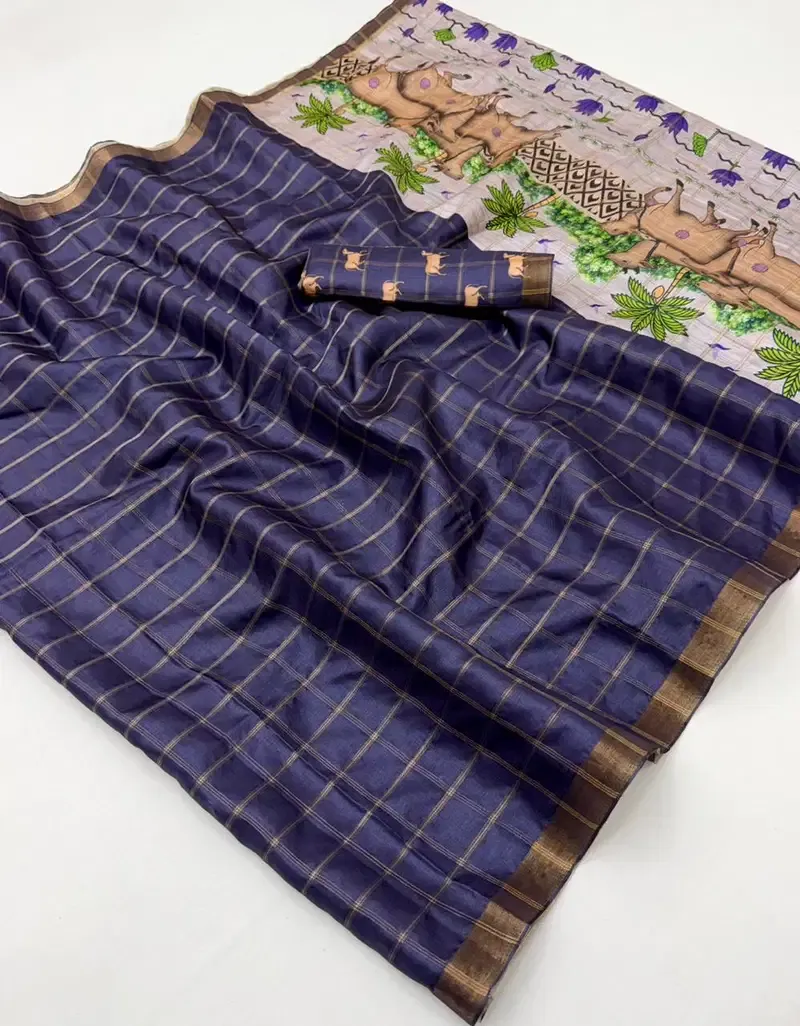Rajyog D No 1051 to 56 Soft Tusser Silk Saree Collection