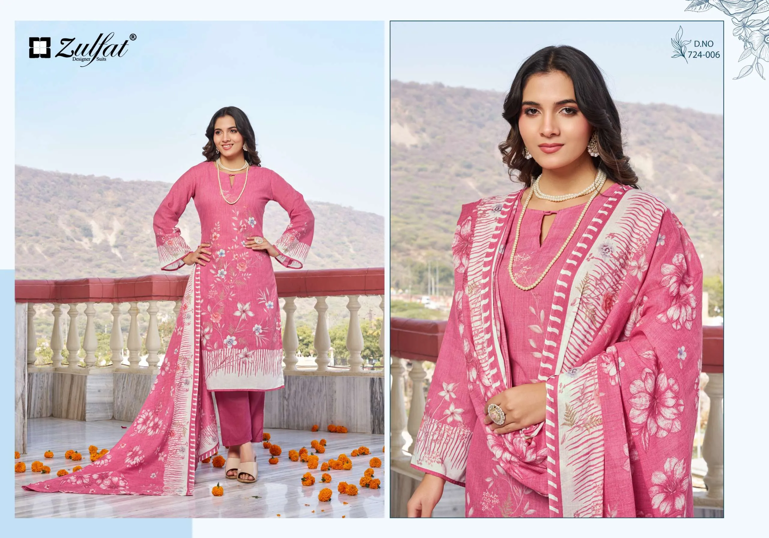 Zulfat Desginer Suit Farida