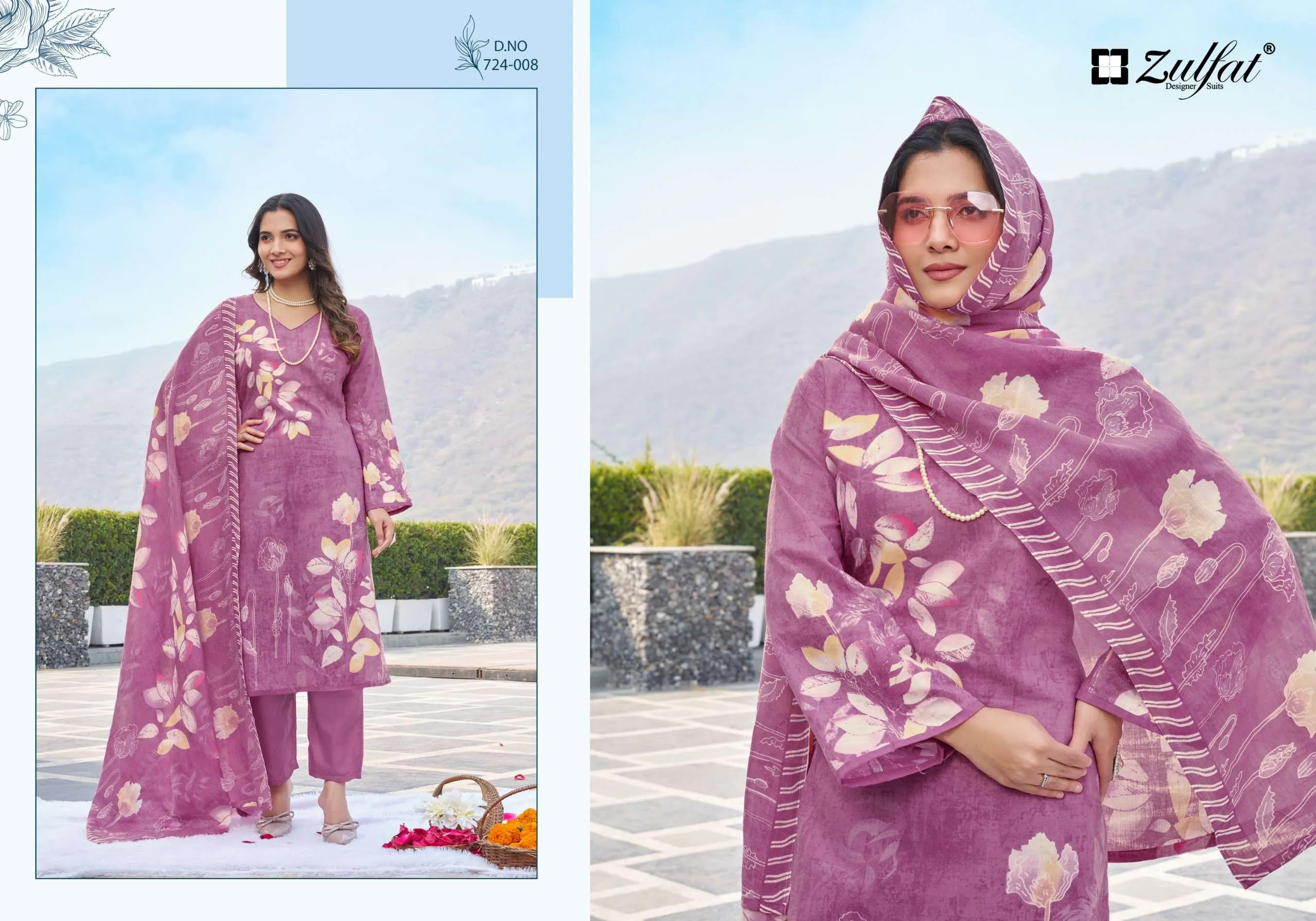 Zulfat Desginer Suit Farida