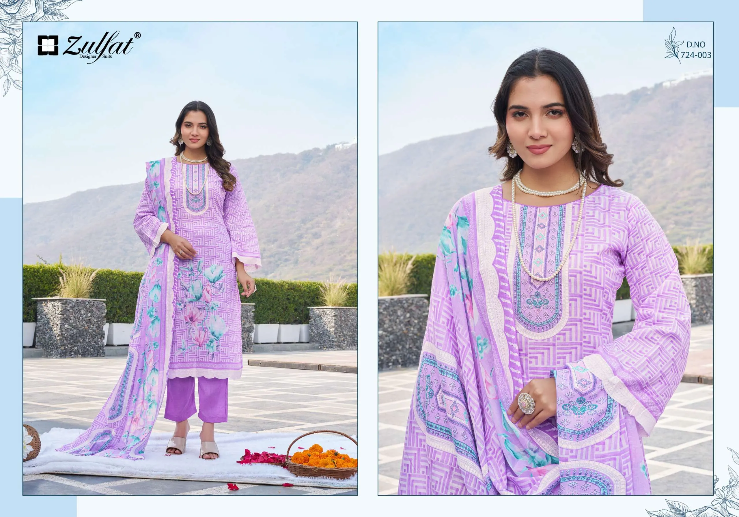 Zulfat Desginer Suit Farida