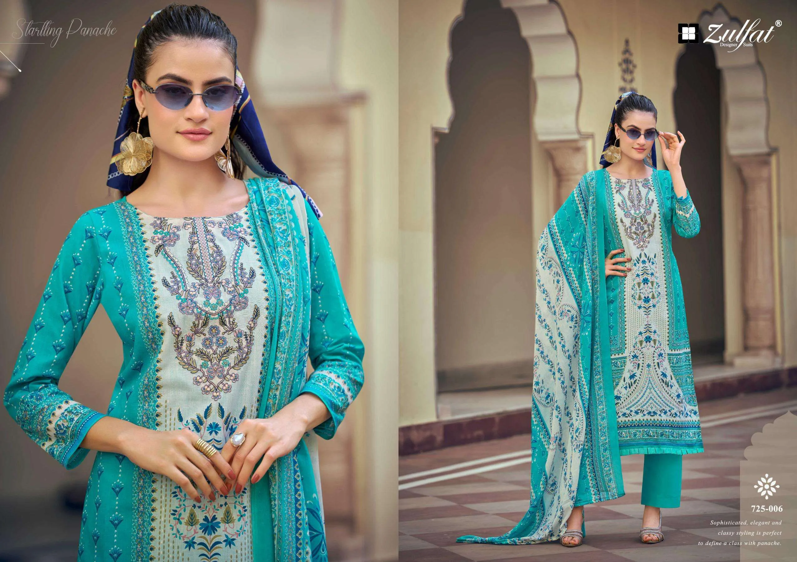 Zulfat Designer Suits Sana Safina Vol 6