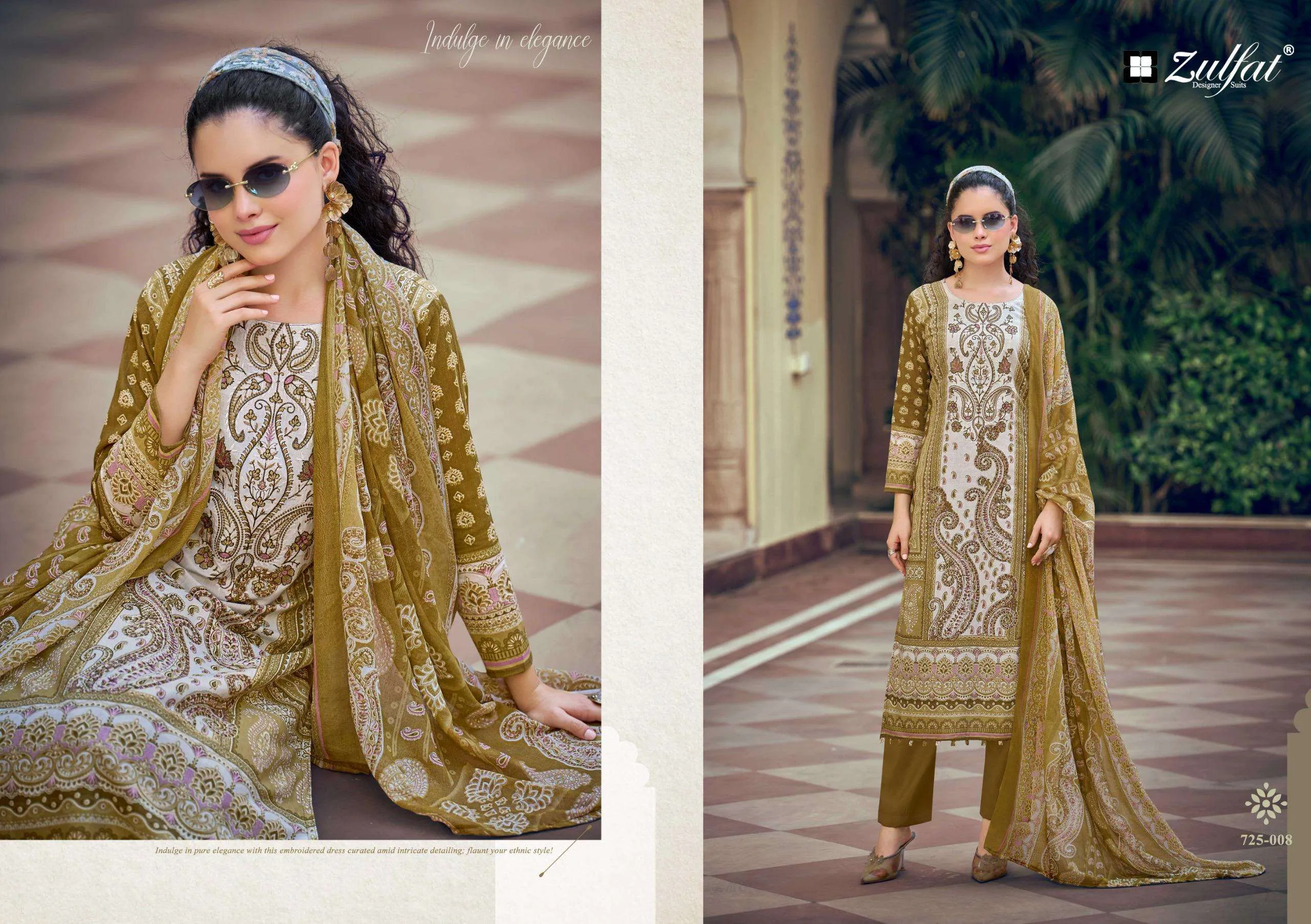 Zulfat Designer Suits Sana Safina Vol 6
