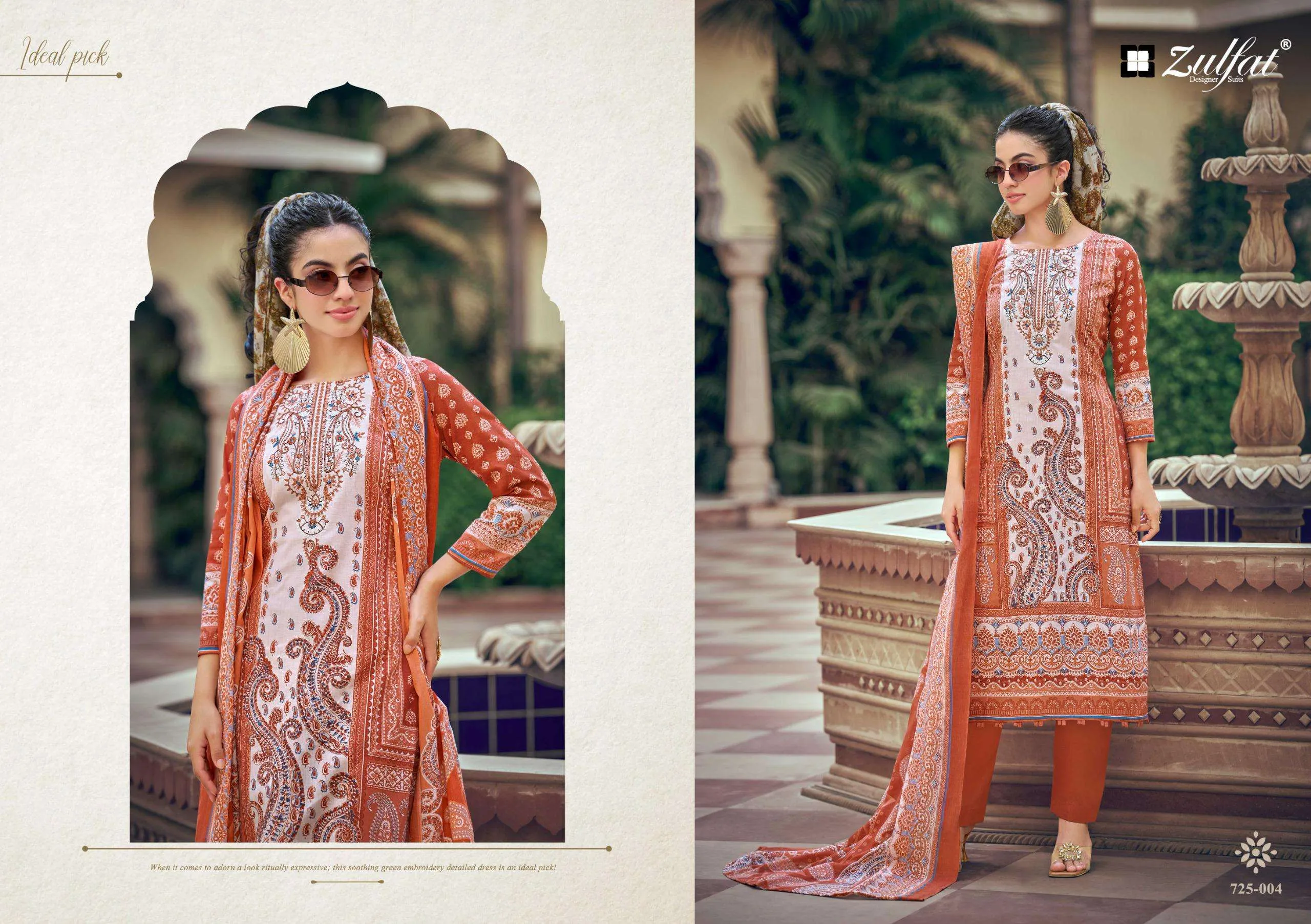 Zulfat Designer Suits Sana Safina Vol 6
