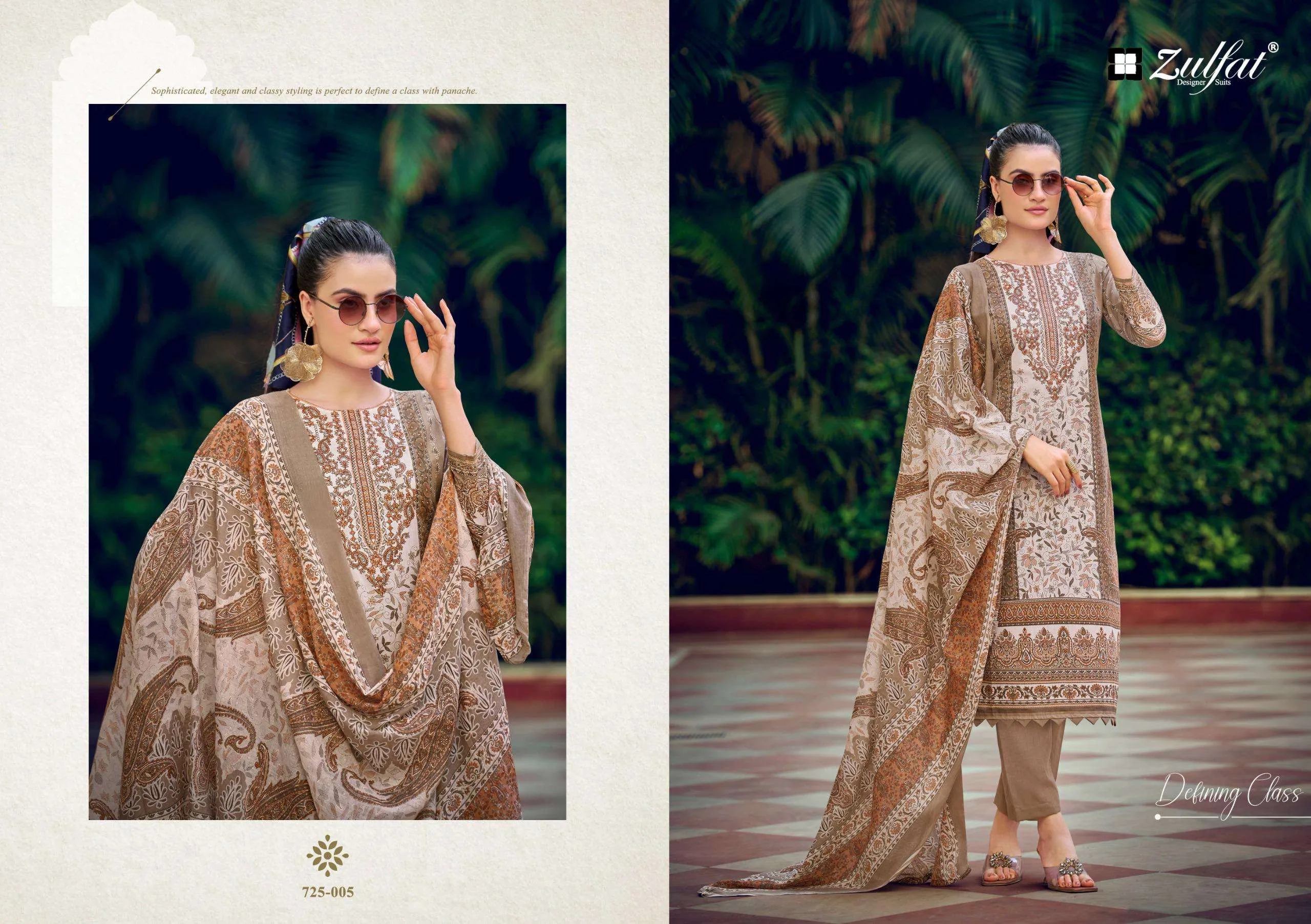 Zulfat Designer Suits Sana Safina Vol 6